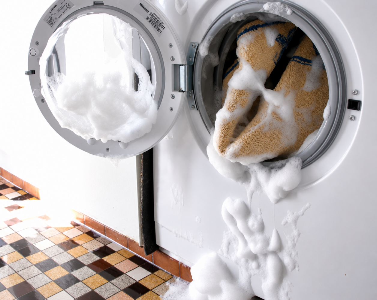 Machine à laver ou lave-vaisselle qui ne se vide pas : causes et solutions